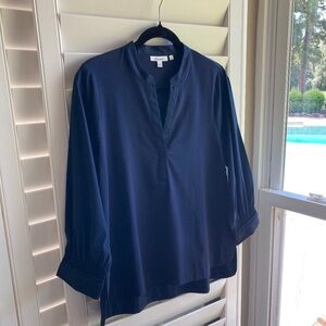 Chico's NWT Navy No-Iron Blouse